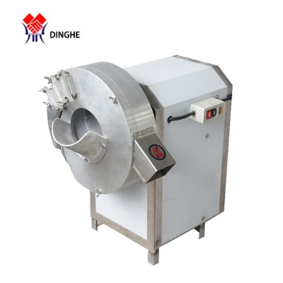 High Efficiency Centrifugal Root Vegetable Cutter / Automatic Carrot and Potato Slicer